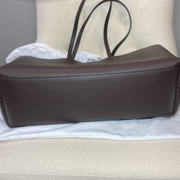 Jimmy Choo Nine2Five E/W Leather Tote + Pouch - Picture 8 of 15